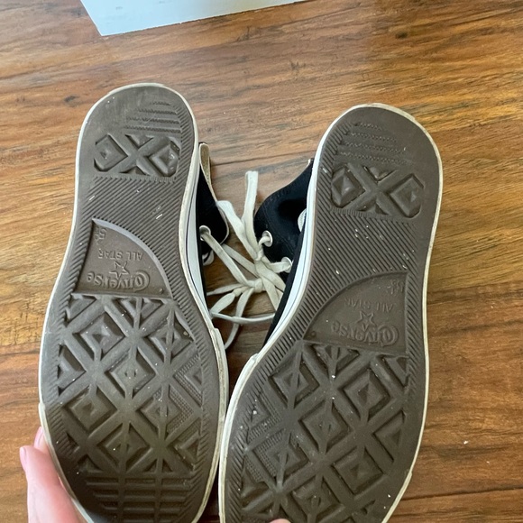 Converse Black Platform High Top Sneakers - Size 7.5 Women’s - Picture 9 of 9